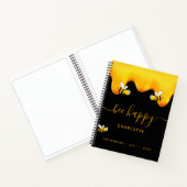 Zwarte bijen blij met hommels zoete bijen notitieboek (Binnen)