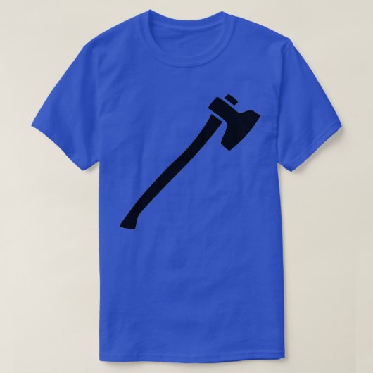 Zwarte bijl t-shirt (Design voorkant)