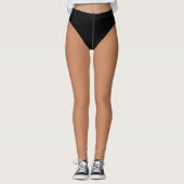 Zwarte Bikini Leggings (Voorkant)