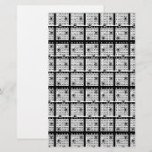 Zwarte Bingo Kaarten (Voorkant / Achterkant)