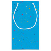 Zwarte Birthday-ballonnen en Sparklers Klein Cadeauzakje (Achterkant)