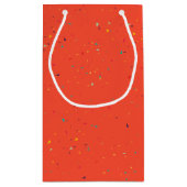 Zwarte Birthday-ballonnen en Sparklers Klein Cadeauzakje (Achterkant)