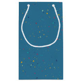 Zwarte Birthday-ballonnen en Sparklers Klein Cadeauzakje (Achterkant)