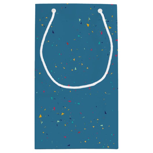 Zwarte Birthday-ballonnen en Sparklers Klein Cadeauzakje (Achterkant)