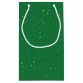 Zwarte Birthday-ballonnen en Sparklers Klein Cadeauzakje (Achterkant)