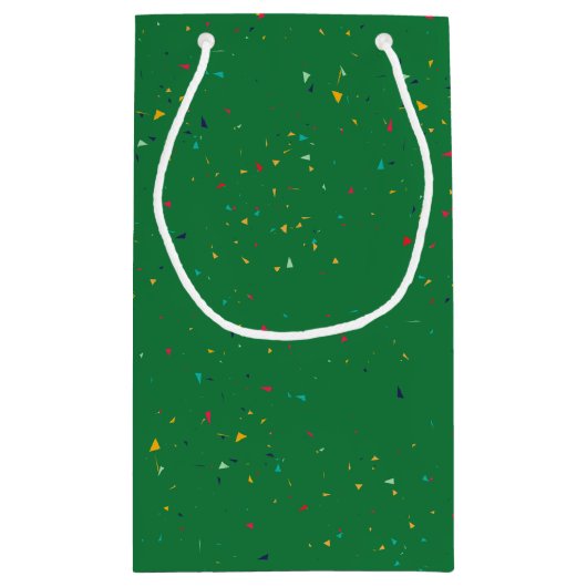 Zwarte Birthday-ballonnen en Sparklers Klein Cadeauzakje (Achterkant)