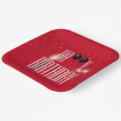 Zwarte Birthday-ballonnen en Sparklers Papieren Bordje (Gebogen)