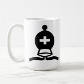 Zwarte bisschop koffiemok (Links)