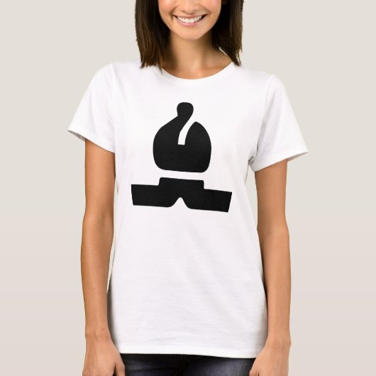 Zwarte bisschop t-shirt (Voorkant)