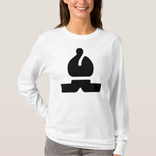 Zwarte bisschop t-shirt