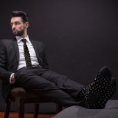 Zwarte Bitcoin Ethereum Crypto-pictogrammen Stropdas