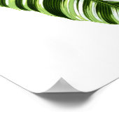 zwarte-bladafdrukken in botanische vorm poster (Hoek)