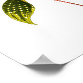 zwarte-bladafdrukken in botanische vorm poster (Hoek)