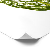 zwarte-bladafdrukken in botanische vorm poster (Hoek)