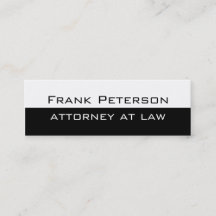 Zwarte blanke minimalistische moderne advocaat