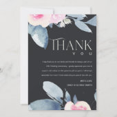 ZWARTE BLAUWE BLAUWVLOERINGEN 25 JAARLIJKS JUBILEU BEDANKKAART (Voorkant)