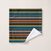 Zwarte blauwe strepen leuk bad handdoek (Wasdoekje)
