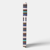 Zwarte blauwe strepen leuk Case-Mate iPhone case (Achterkant / Rechts)