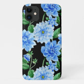 zwarte blauwe zee Case-Mate iPhone case (Achterkant)