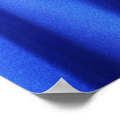 Zwarte Blauwe Zijde Abstract Poster (Hoek)