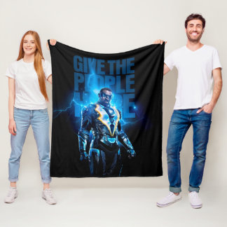 Zwarte bliksem - geef de mensen hoop fleece deken