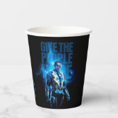 Zwarte bliksem - geef de mensen hoop papieren bekers (Voorkant)