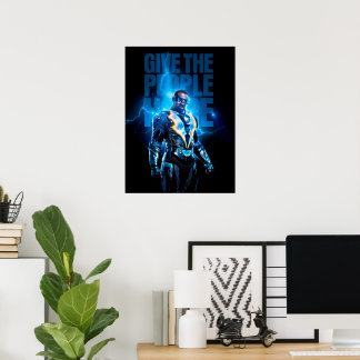 Zwarte bliksem - geef de mensen hoop poster