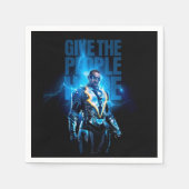 Zwarte bliksem - geef de mensen hoop servet (Voorkant)