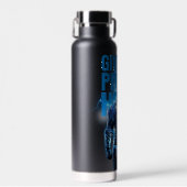 Zwarte bliksem - geef de mensen hoop waterfles (Voorkant)