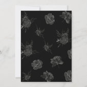 Zwarte Bloem dood aan mijn twintigers 30e verjaard Kaart (Achterkant)