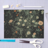 zwarte bloem tissuepapier (Craft)