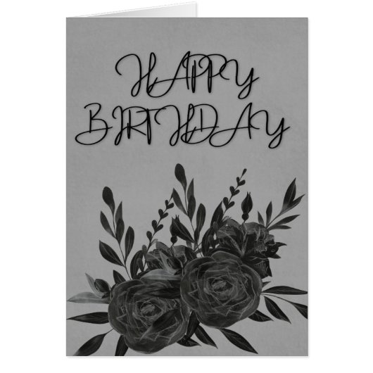 zwarte bloemen (Voorkant)