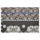 Zwarte bloemen behang. Boho Lace Textile Stof (Fat Quarter)