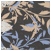 Zwarte bloemen behang. Boho Lace Textile Stof (Close Up)