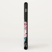 zwarte bloemen hoesje (Achterkant/links)