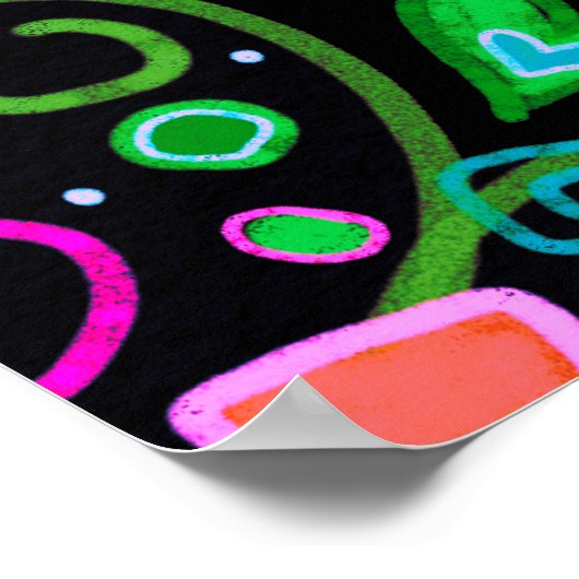 Zwarte Bloemen Inspirerende Citaat Inspirerende Poster (Hoek)