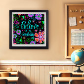  Zwarte Bloemen Inspirerende Citaat Inspirerende Poster