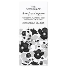  Zwarte Bloemen Krans Trouwprogramma's