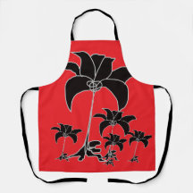 Zwarte Bloemen Rood