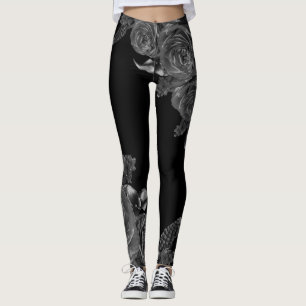 Zwarte bloemen, samenstelling leggings