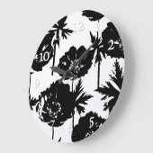 Zwarte bloemen, wit, zwart grote klok (Hoek)