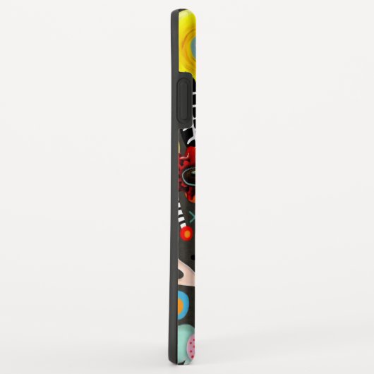 Zwarte bloemwei Case-Mate iPhone case (Achterkant/rechts)