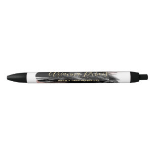 Zwarte Blush Gold Waterverf plash kalligrafie Inkt Pen