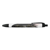Zwarte Blush Gold Waterverf plash kalligrafie Zwarte Inkt Pen (Bovenkant)