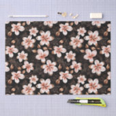 Zwarte Blush Roze Gouden Rozen Bruiloft Feest Tissuepapier (Craft)