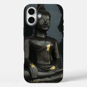 Zwarte Boeddha ... Nong Khai, Isaan, Thailand iPhone 16 Plus Hoesje