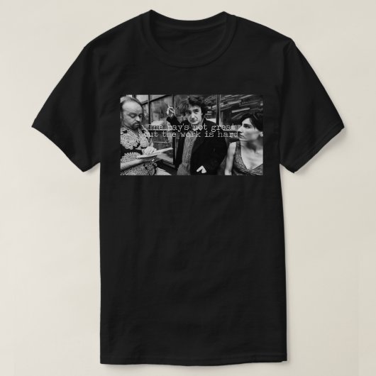 Zwarte boeken t-shirt (Design voorkant)