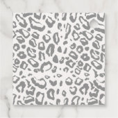 Zwarte Boho Boog Heilige Koe Western Baby shower Bedankjes Labels (Achterkant)