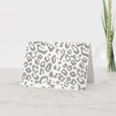 Zwarte Boho Boog Heilige Koe Western Baby shower Bedankkaart (Achterkant)