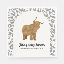 Zwarte Boho Boog Heilige Koe Westerse Baby Shower